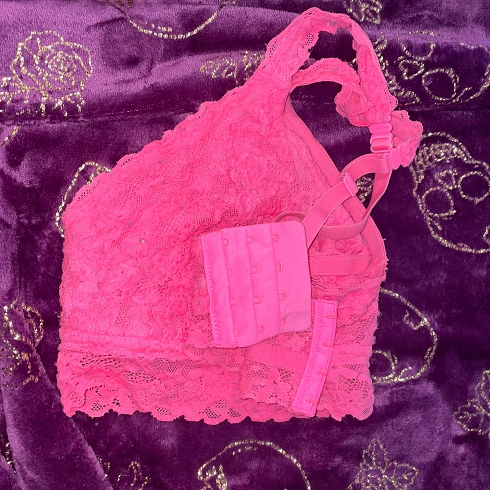 Hot pink nobo bralette
